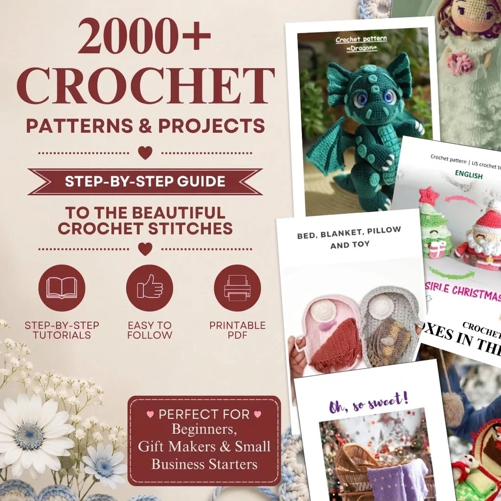 Step by step crochet guide preview